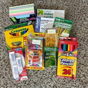 ✏️📓🖍️ School Supplies Bundle, some NEW & some opened